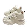 Women Casual Shoes White Breathable Lace-Up Women Sneakers Fashion Korean Version Women Tennis Shoes Platform Sneakers