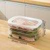 PP Material Bacon Meat Frozen Preservation Box, Household Refrigerator Special Storage Sealed Transparent Storage Box