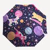 1pc Space Cats Adventure Umbrella with Plastic Handle, Suitable for All Seasons Outdoor PT373
