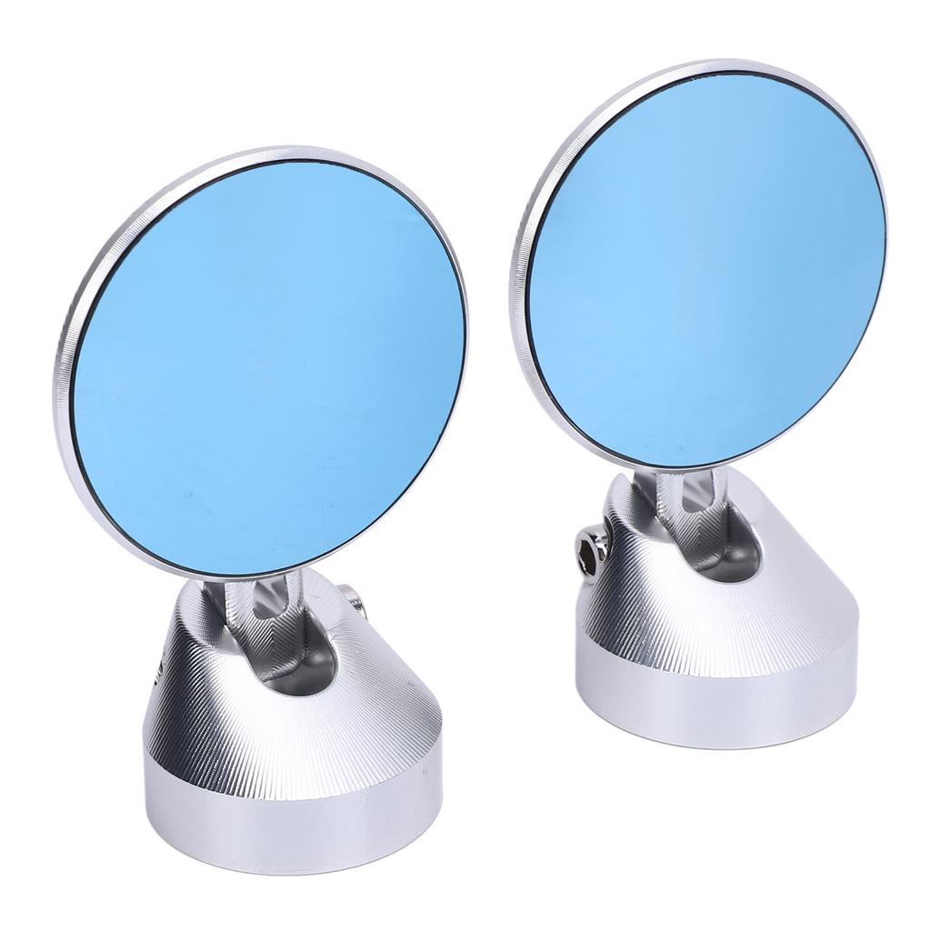 2 Pcs Handlebar Rearview Side Mirror Clear Round CNC Replacement for Sprint 50 150 Prima 50 150 GTS150 250 300 2013 To 2024