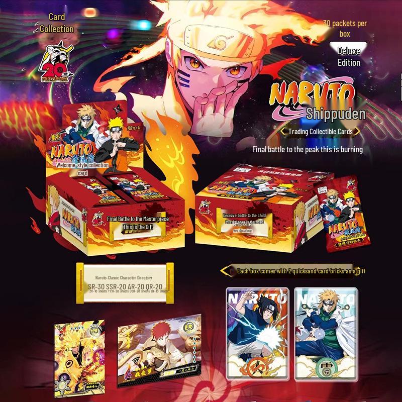 Naruto Sammel-Trading Cards: Klassische & Deluxe Studenten-Anime-Edition