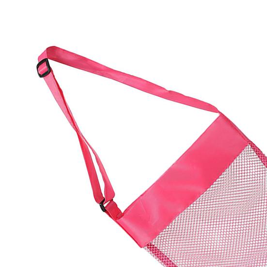 Children's Beach Digging Tools Storage Bag, Large Capacity, Portable Lightweight Mesh Bag, with Adjustable Strap, Beach Bag for Kids Toys Moving And