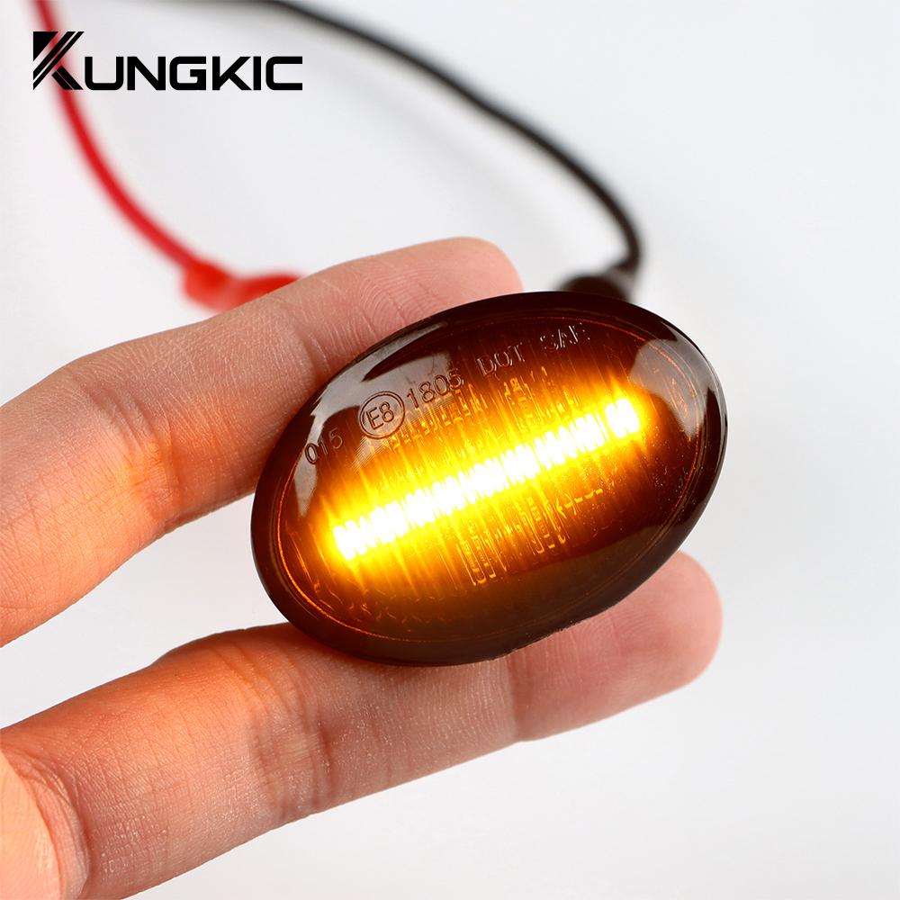 LED Turn Flowing Signal Light For Fiat 500 Abarth 595 695 2007-2025 For 500L 500C 2012-2025 Car Dynamic Side Marker Lamp