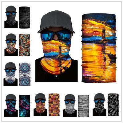 Beautiful Flowers Women Men Cycling Hiking Fishing Camping Bandana Headbands Outdoor Sport Bicycle Face Shield Mask