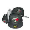 High-quality Blue Jays Baseball Cap for Women, Fully Enclosed and Non-adjustable, Men's Flat-brim Cap