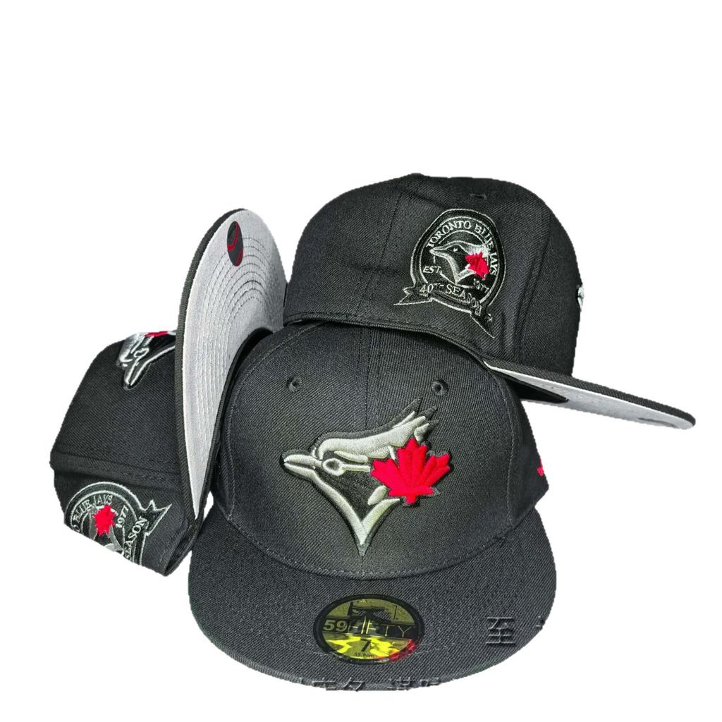 High-quality Blue Jays Baseball Cap for Women, Fully Enclosed and Non-adjustable, Men's Flat-brim Cap