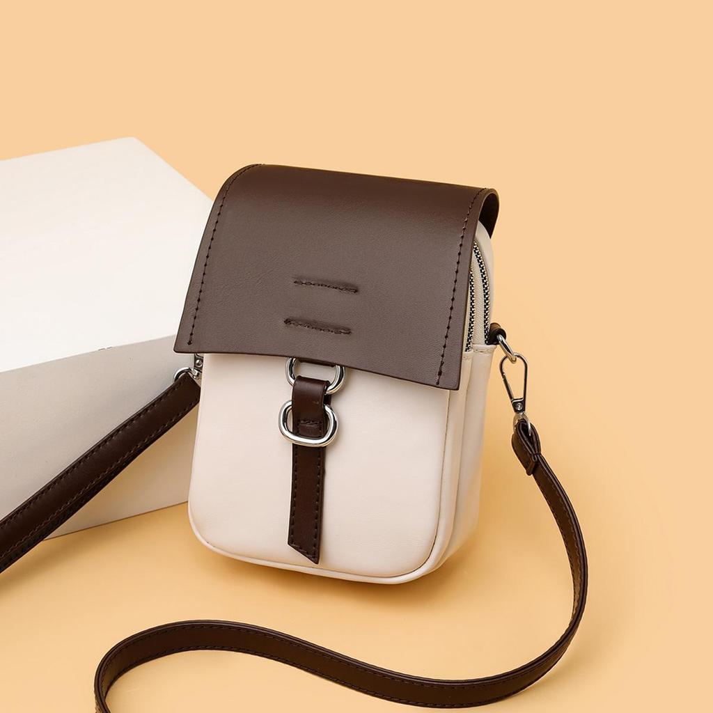 Elegant and Versatile Single Shoulder Crossbody Bag with High-end Feel, Mini Lightweight Small Shoulder Bag, Mini Vertical Phone Bag