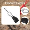 Alloy Ratchet Rope Tensioner with Carabiner, Tensioning Tool for Tent, Outdoor Umbrella