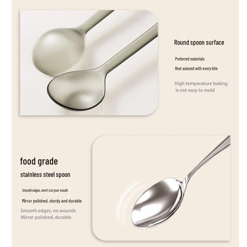 Nuoxian Biodegradable Disposable Round Spoons