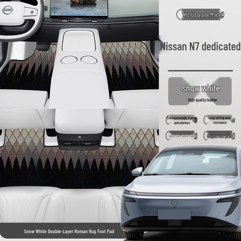 Custom Nissan N7 Dustproof Eco-Friendly TPE Floor Mats