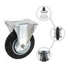 Roulettes fixes - vidaXL - Lot de 4 - 160 mm - Caoutchouc - Charge max 150 kg