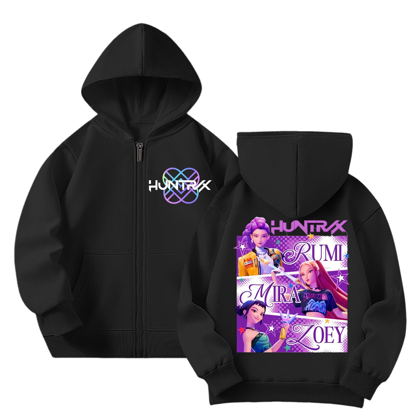 

Children s Hooded Gradient Printed Long Sleeved Sweatshirt Loose Women s Sweatshirt Sweatshirt 120 чёрный