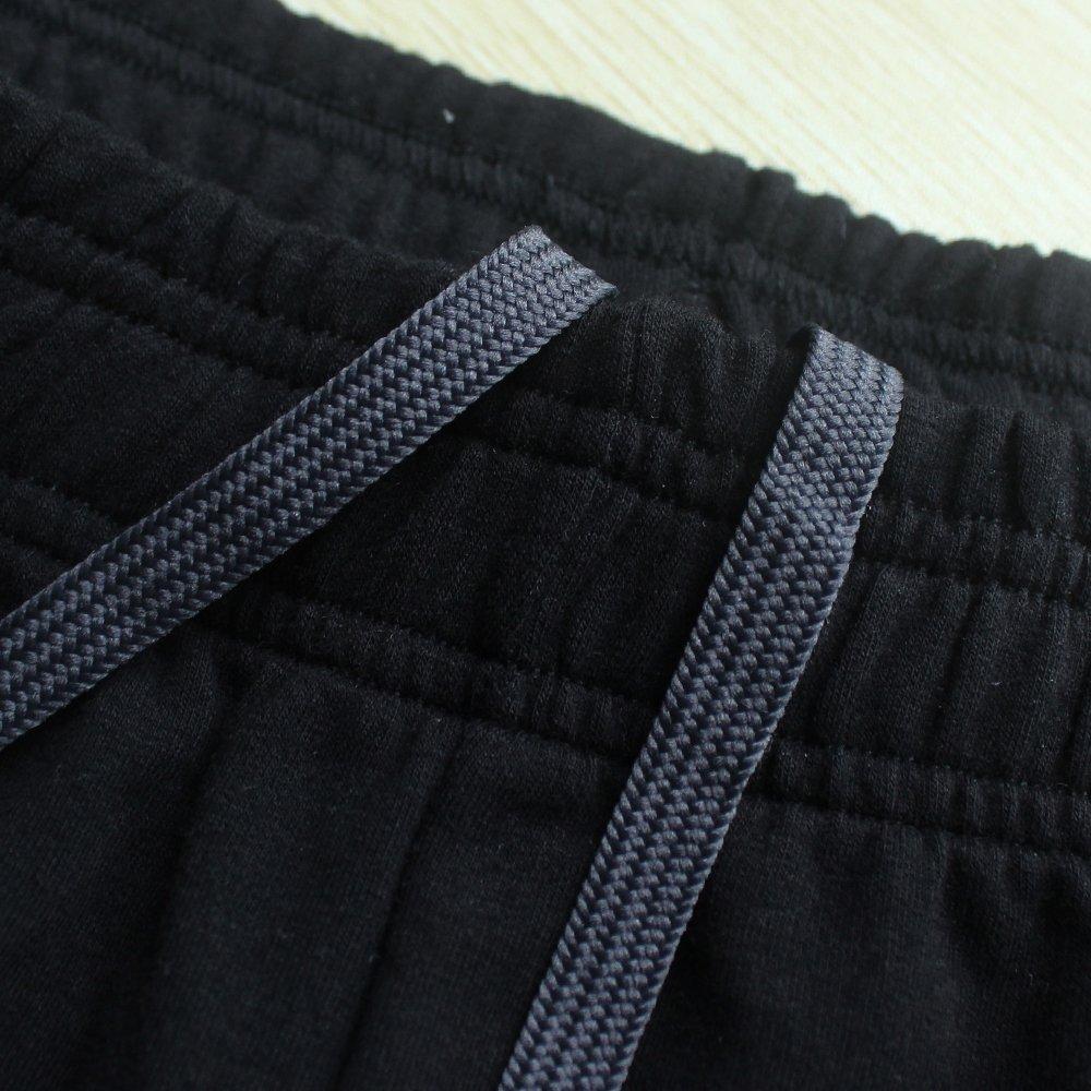 Slim Alive Men's Gym Bodybuilding Shorts, Workout Bottoms, 3/4 Length, Black, Thick, Pockets, Size M