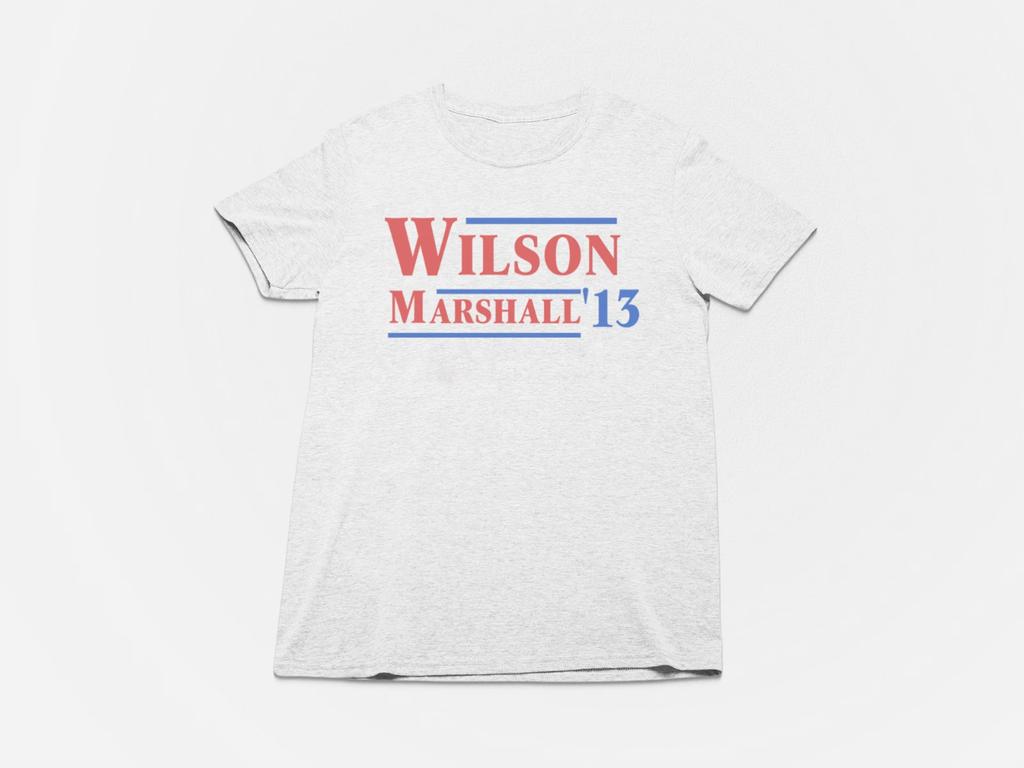 Woodrow Wilson & Thomas R. Marshall Tshirt (1913-1921) , Political, Campagin