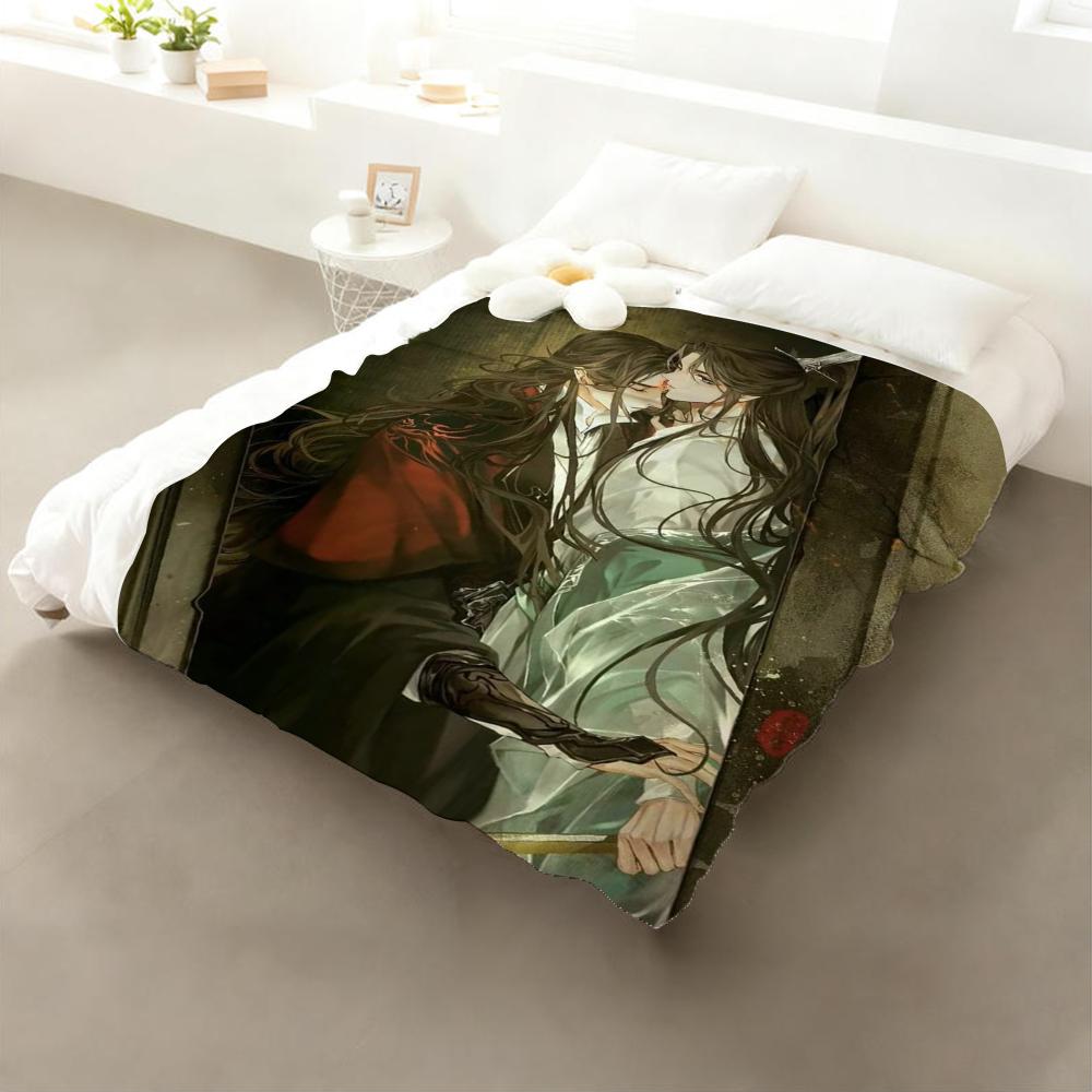 Anime The Scum Self-Saving System Throw Flannel Throw Blanket: Soft Kid-Friendly Warm Anti-Static All Season Washable Couch