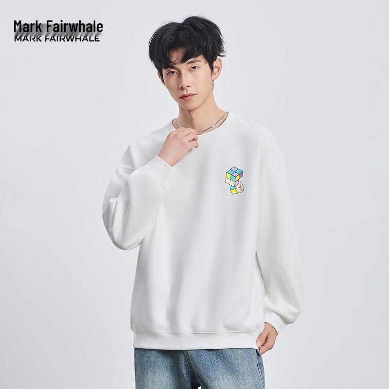 

Mark Fairwhale Men s Large Back Graphic Colorblock Crewneck Sweatshirt XL