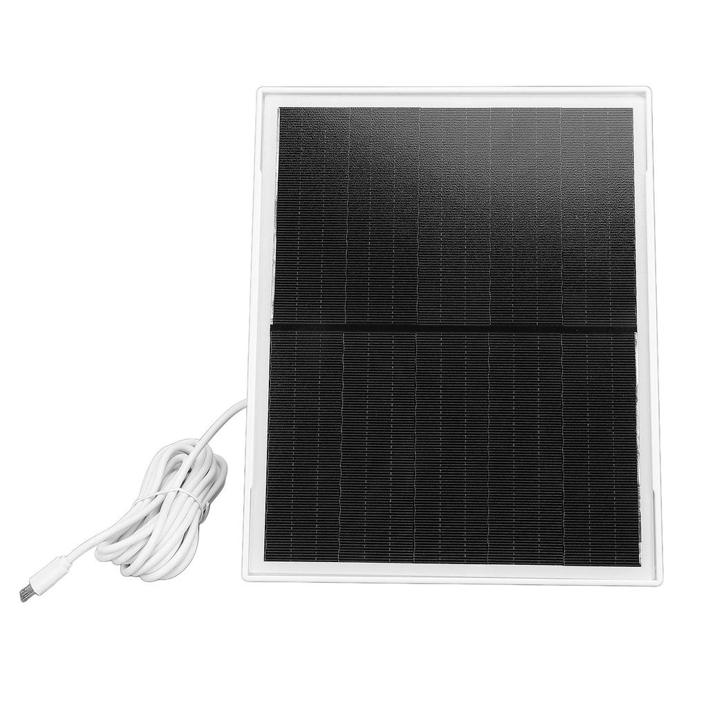 10W Solar Panel for Security Camera Waterproof 5V Camera Solar Panel Charger with Bracket Micro USB Port for Outdoor