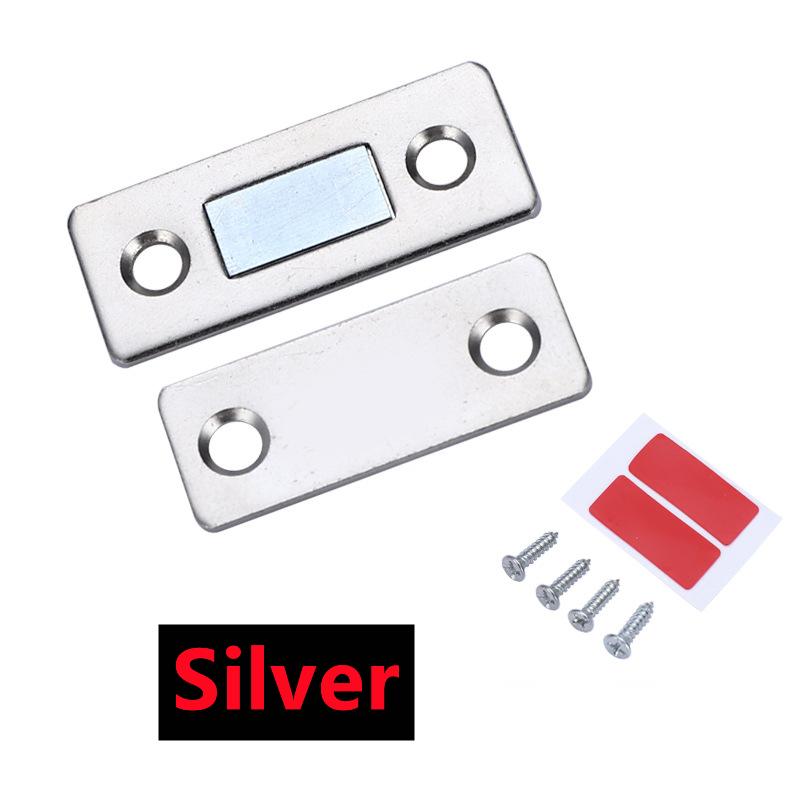 6 Colors Magnetic Door Catch Ultra-Thin Cabinet Catches Door Closed Magnets Sheet Adhesive Closet Drawer Window Magnet Latches