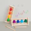 Musical Instrument Set Colorful 8-Note Hand Bell Children's Music Bells Toys  Baby Early Education Learning Toys Birthday Gifts