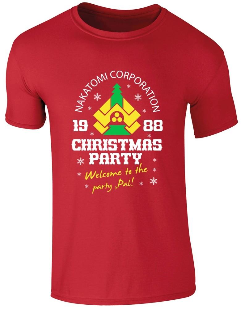 Nakatomi Corporation Merry Christmas Tshirt Nakatomi Plaza Xmas Party Tee Top S