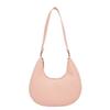 Texture: Large-capacity, foreign style, new lychee pattern, popular solid color, fashionable and simple, one-shoulder crossbody dumpling bag