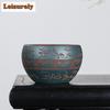 200ml Yixing Purple Clay Teacup Handmade Engraved Calligraphy Tea Bowl Raw Ore Mud Master Cup Chinese Chazhan Zisha Tea Set Gift