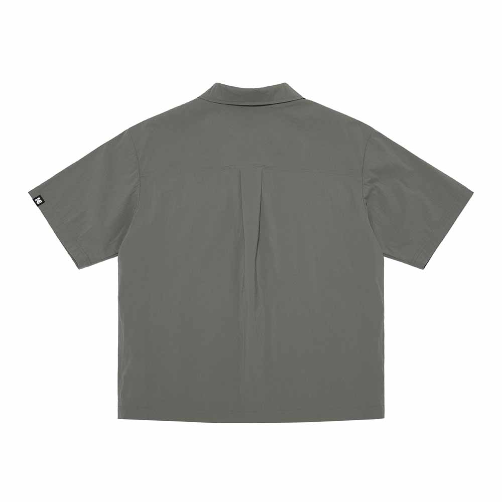 Kodak Mailer Essential Short Sleeve Shacket Khaki