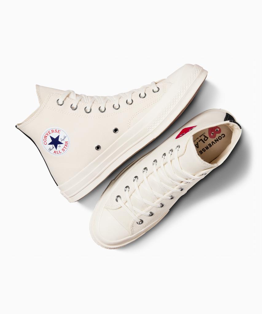 Converse X Play Comme Des Garçons Single Heart Chuck 70 High A08800C