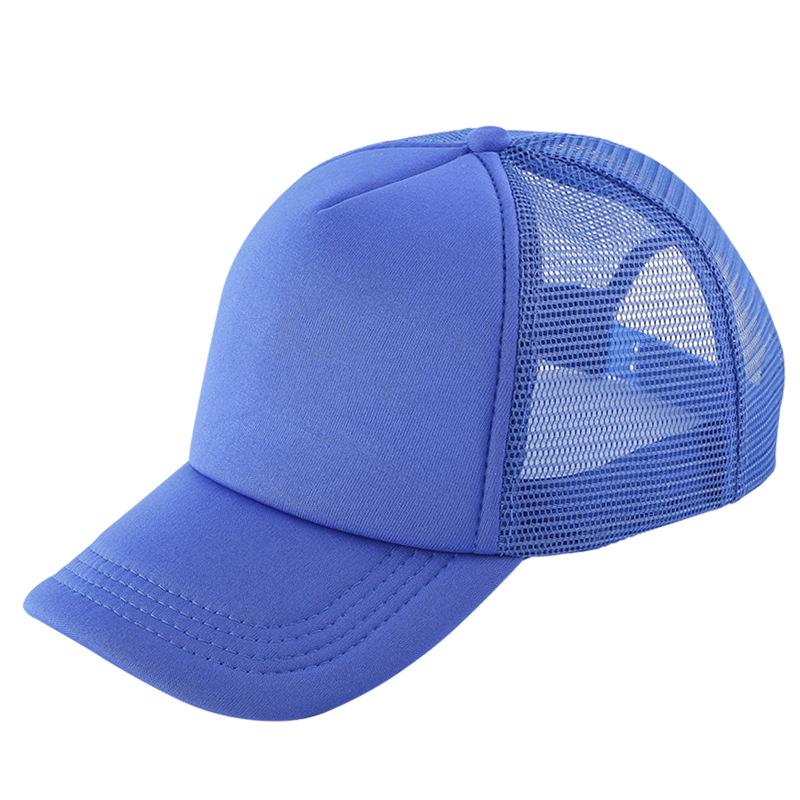 Men's Spring/Summer Mesh Duckbill Baseball Cap with Logo Embroidery