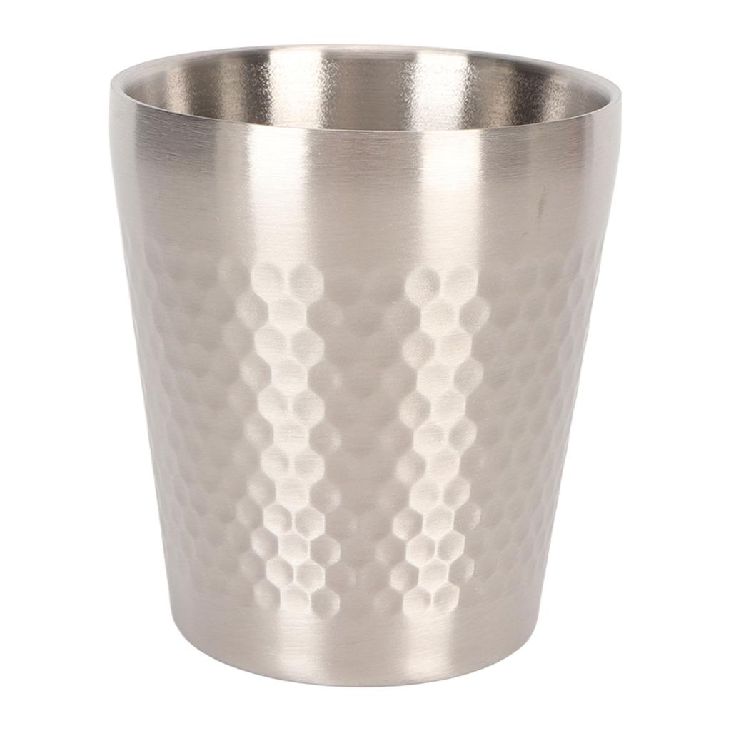 2pcs 304 Stainless Steel Pint Cup Hot Cold Drinking Cup Multipurpose Coffee Water Cup for Restaurant Office Camping