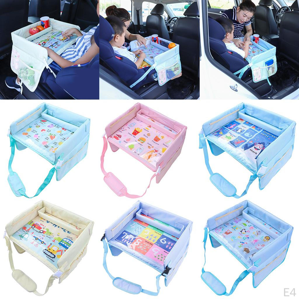 Für Kleinkinder Kinder Tablett Faltbar Reise Aktivität Schoß Reise Spiel Organizer Taschen Essen