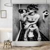 Get Naked Sexy Woman White Shower Curtain Waterproof High Quality Polyester Fabric Beach Washable Original Cortinas Home Decor