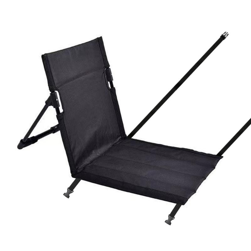 Paddleboard Chair Seat with Padded Back Support, Rod Connection, and Clip Fasteners for Sit-Down Paddling, Outdoor Fishing, and Lake or Beach Outings