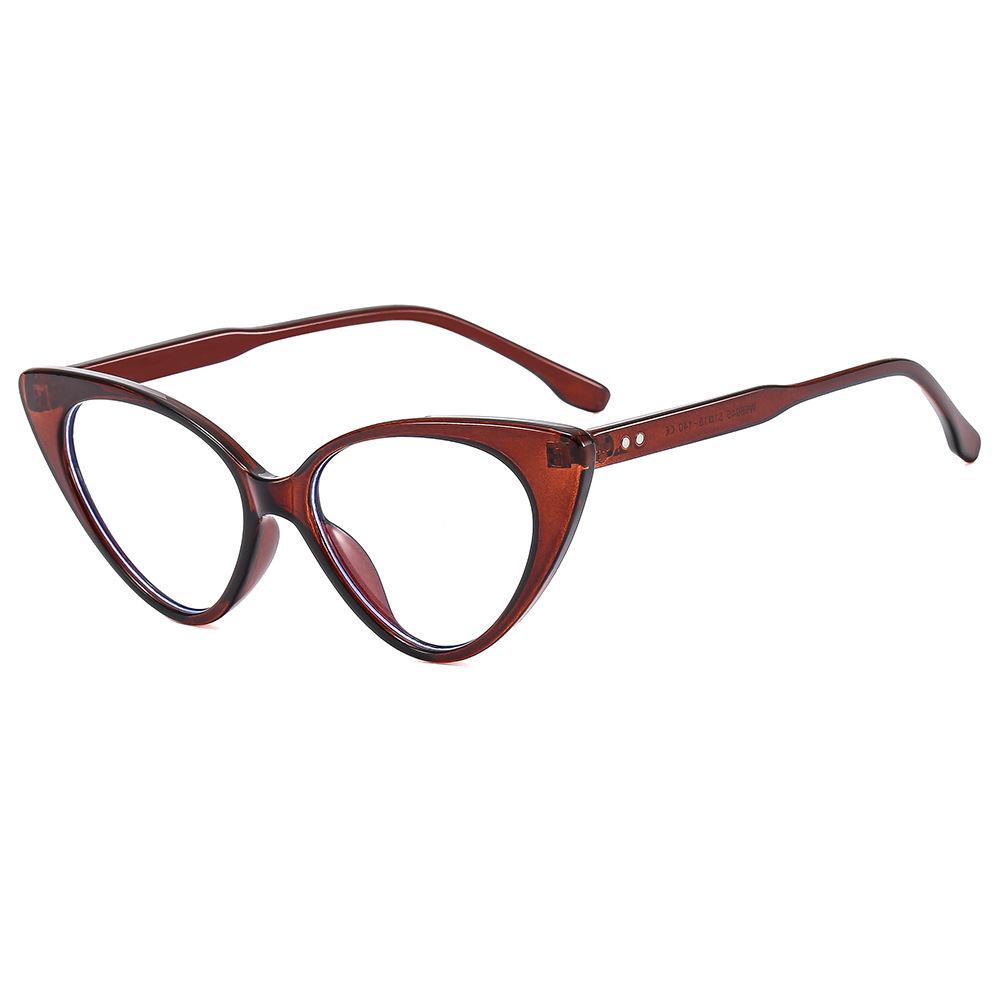 Cat Eye Black Frame Blue Light Blocking Glasses Anti-Blue Light Lens