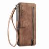 3-in-1 Luxury Leather Wallet Case for iPhone XS/11/12/13/14/15/16/17 w/ Stand, Shockproof, RFID, Multi-Slot & Zipper