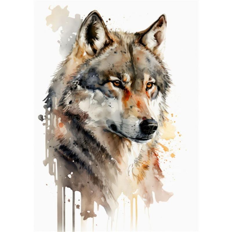 Watercolor Wildlife Canva Oil Painting Print Poster Abstract Sloth Octopus Flamingo Bird French Bulldog Dog Poster Home Wall Art