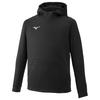 Mizuno Soft Dry Knit Training Slim Size Size L Hoodie, Fit, Black, 32MC9119,