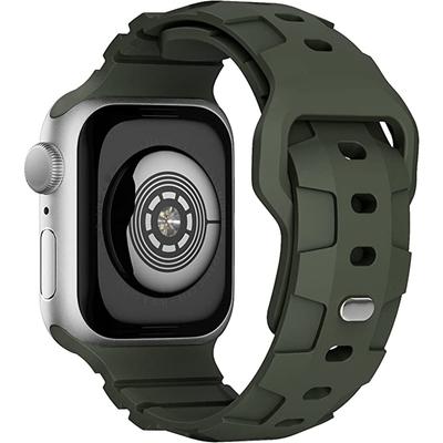 Apple saat kayışı için bantlar 49mm 45mm 41mm 44mm 42mm 40mm 38mm silikon spor bileklik iWatch serisi Ultra 8 7 6 5 4 3 2 1 SE