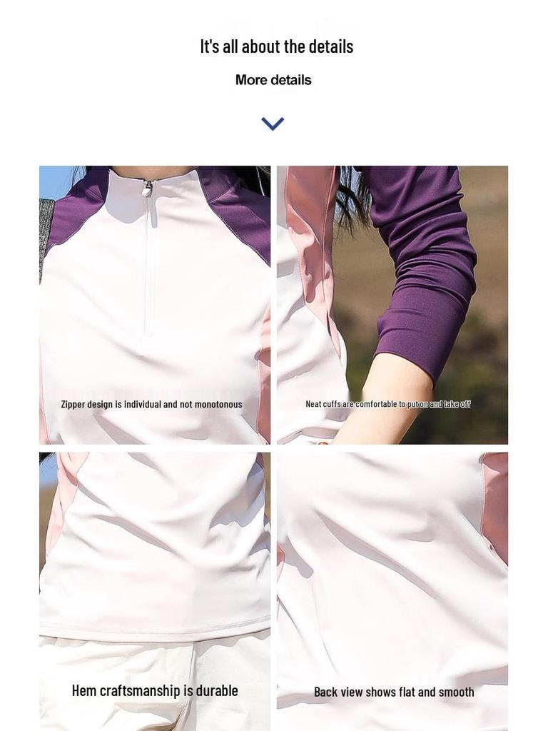 Quick-Dry Women's Long Sleeve Outdoor Sport T-Shirt – Sun Protection, Skin-Friendly, Elastic Fit for Running, Hiking, and Fitness.