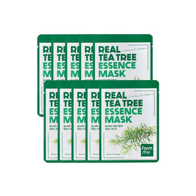 Real Tea Tree Essence Mask Pack (10 sheets)