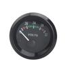 Dragon Gauge VOLTS Car Gauge 2" 52mm VOLT Meter 12V Auto Instrument Voltage Meters 8~16V 16~32V Black Bezel