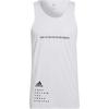Three Stripe Color Block Sleeveless Crew Neck Vest Men Tops White HB7421