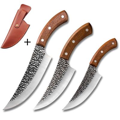 Coltello da esterno Coltello da disosso Coltello da macellaio Coltello da cucina Coltello da cucina in acciaio inossidabile da 5 "6" 7 "