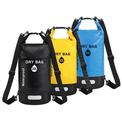 Bolsa de Balde Impermeável para Exterior, Bolsa de Secagem, Bolsa de Natação, Bolsa Impermeável, Bolsa de Montanhismo e Praia, Rede com Fecho de Clipe em PVC, Bolsa Impermeável.