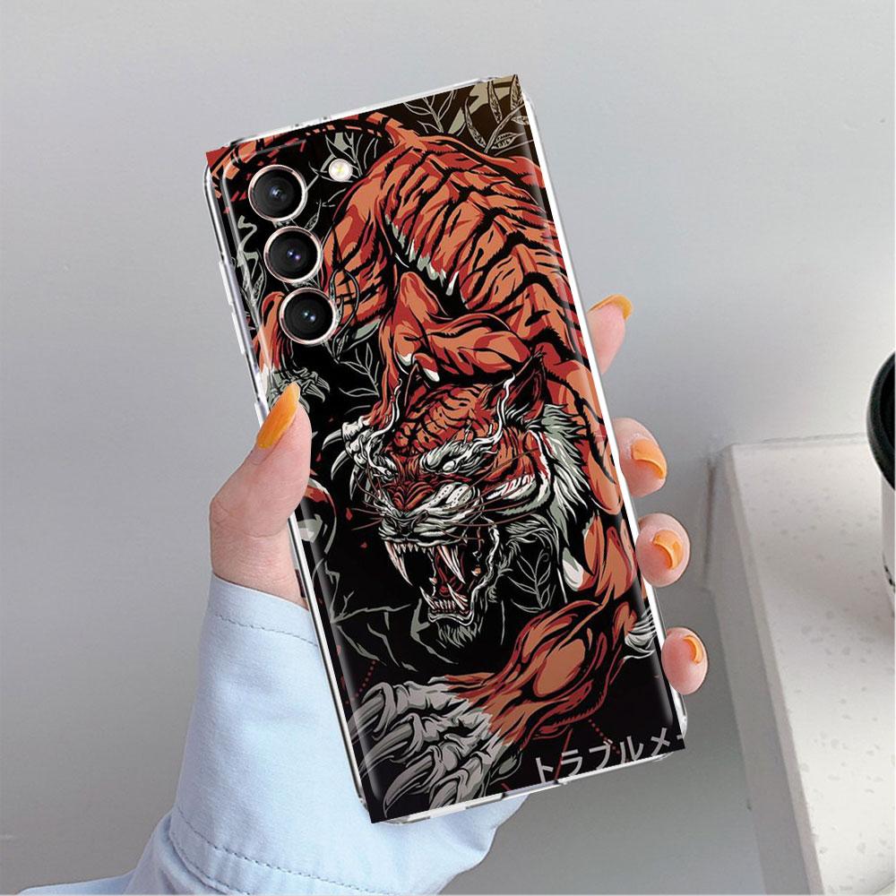 Animal Dragon Clear Case For Samsung Galaxy S22 S20 FE S21 S10 S9 Plus Note 20 Ultra 10 Lite Transparent Phone Shell