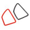 2pcs Left Drive Carbon Fiber Dashboard Air Vent Panel Cover Trim Decoration Fit for X5 X6 E70 E71 2008 2013