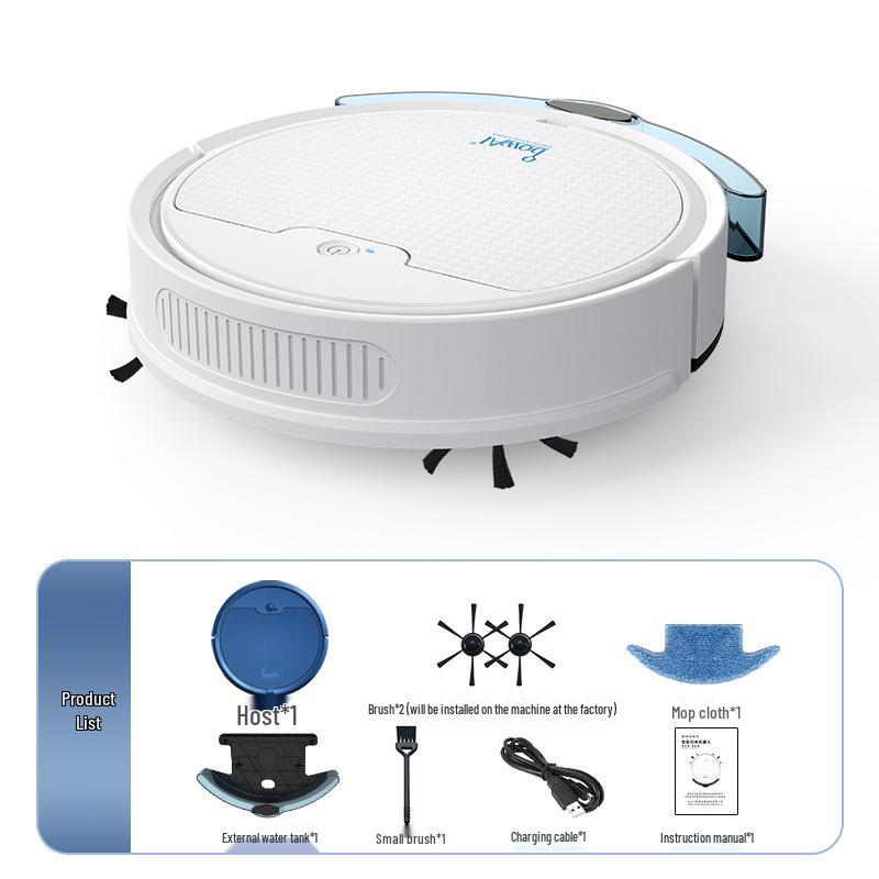 All-in-One Smart Robot Vacuum: Sweeping, Suction, and Mopping with Mobile App Control for Home Cleaning