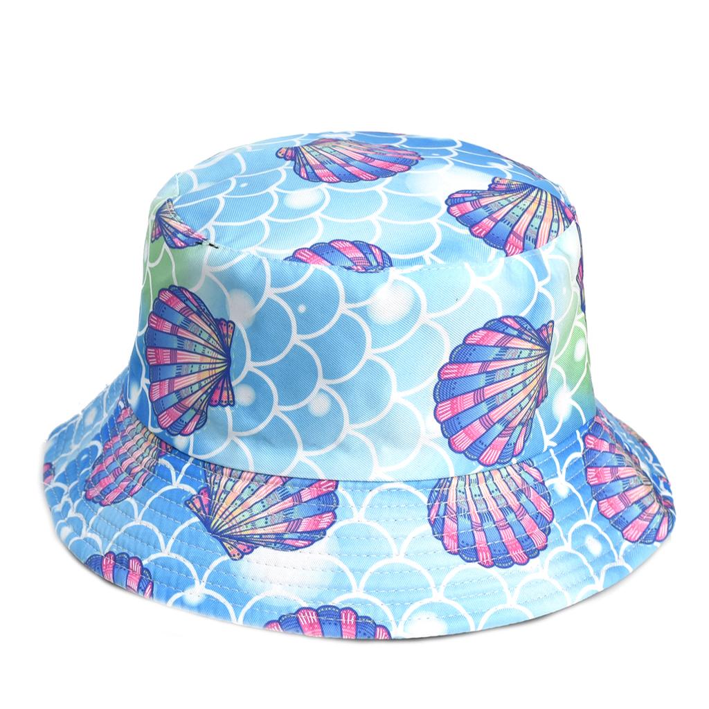 Panama Bucket Hats Animal Letter Print Fisherman Hat Summer Sun Hats For Women Men Reversible Fishing Cap