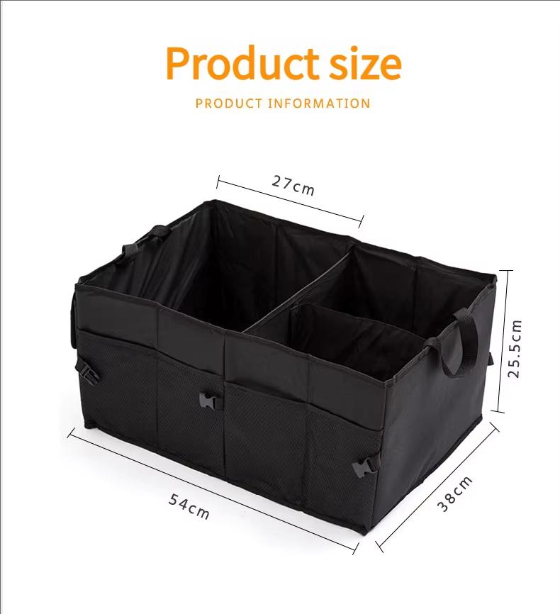 Large Capacity Car Trunk Storage Box Oxford Cloth Folding Rear Organizer for Vehicle Storage And Clutter Control