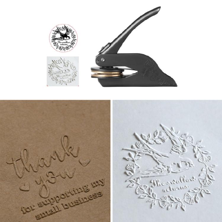 Embossing Sealing Stamp Exlibris Stamp Paper Embossing Pliers for Gift Envelope
